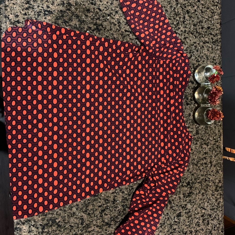 Mod Geometric Retro Merona Target Top - Picture 3 of 4